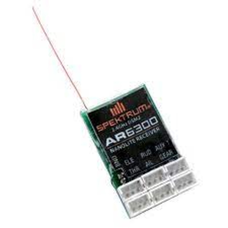 SPEKTRUM SPMAR6300 AR6310 DSMX Nanolite 6Ch Rx, Air