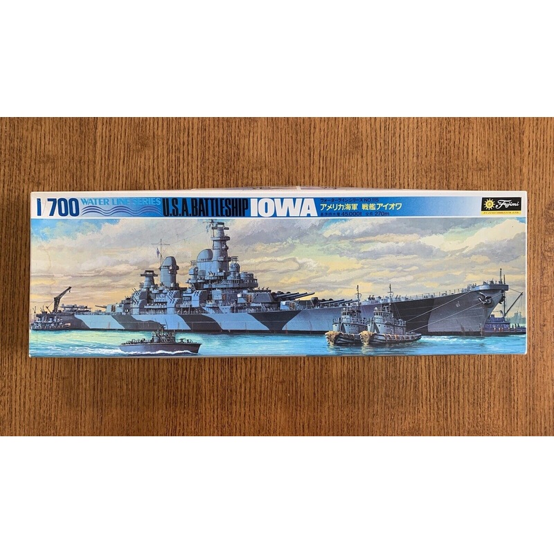 FUJIMI WLB115 U.S.A Battleship Iowa
