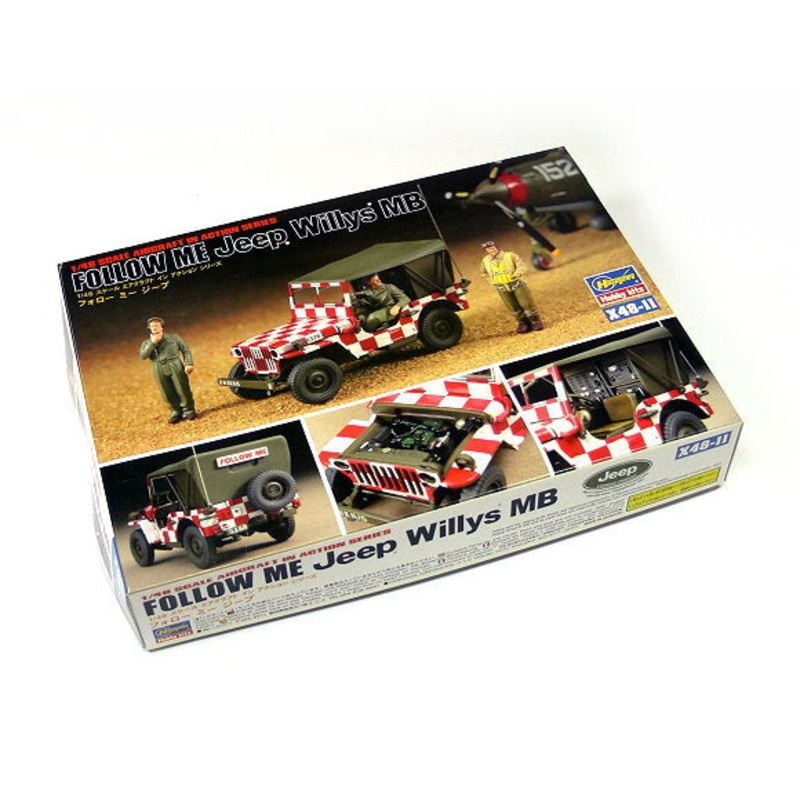 HASEGAWA 36011 1/48 Follow Me Jeep Willys MB