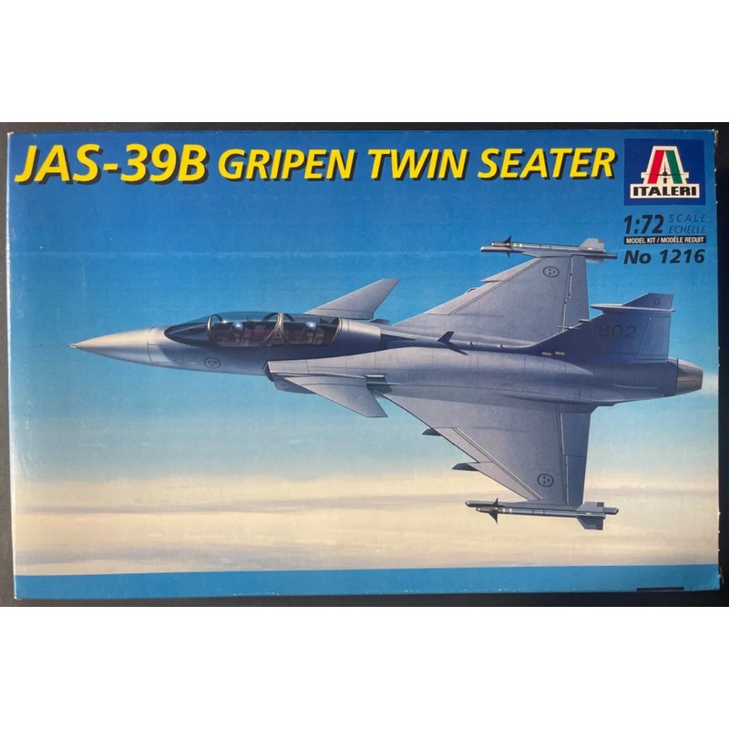 ITALERI 1216 *DISC 1/72 JAS-39B GRIPEN TWIN SEATER