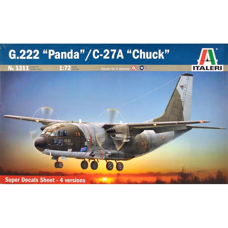 ITALERI 1311 551311 1/72 G.222 Panda/C-27A Chuck