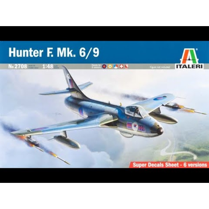ITALERI 2708 552708 1/48 Hawker Hunter FMK6/9