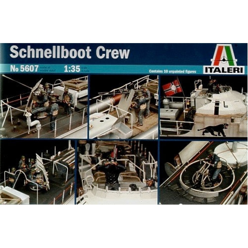 ITALERI 5607 1/35 Schnellboot Boat Crew