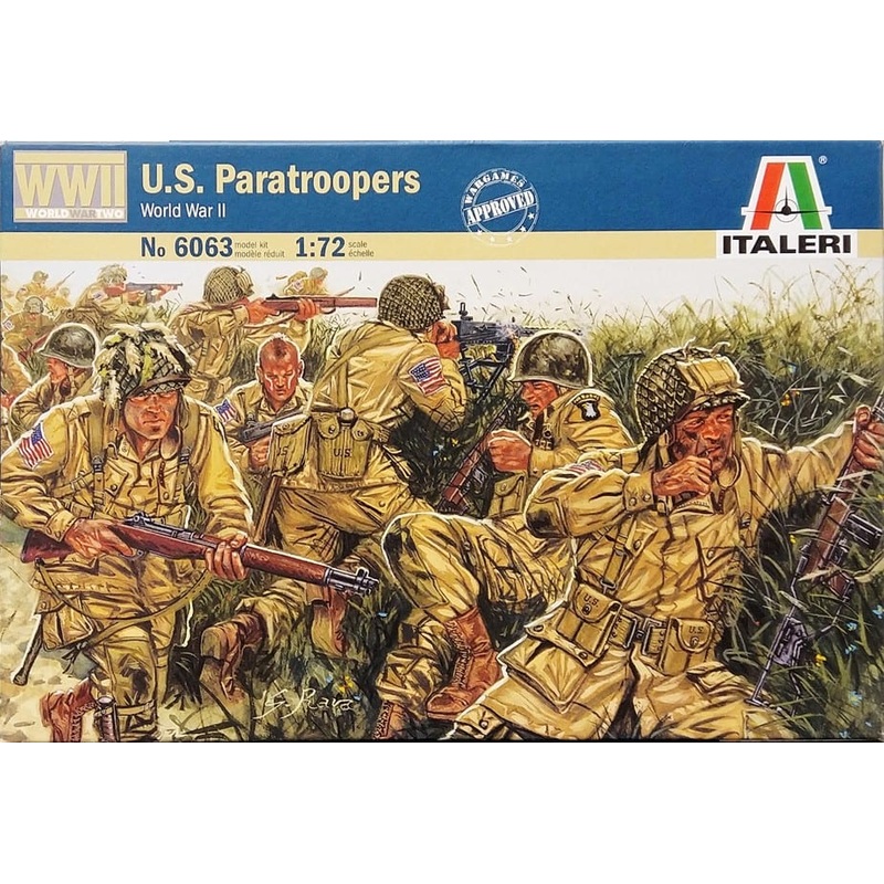 ITALERI 6063 1/72 U.S. WWII Paratroopers