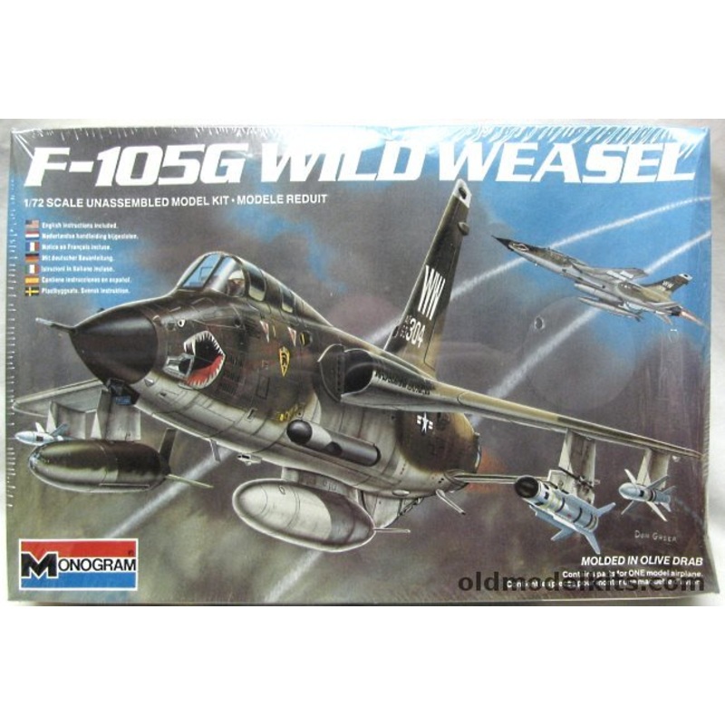 MONOGRAM 5431 1/72 F-105G Wild Weasel