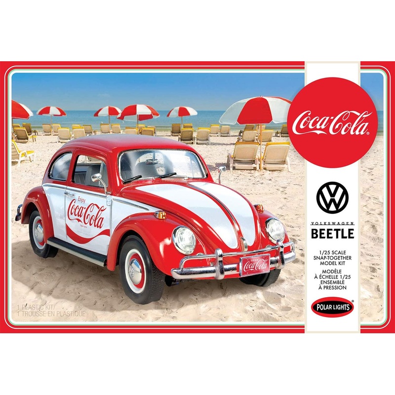 POLAR LIGHTS POL960M/12 Snap Kit 1/25 Volkswagen Beetle Coca Cola