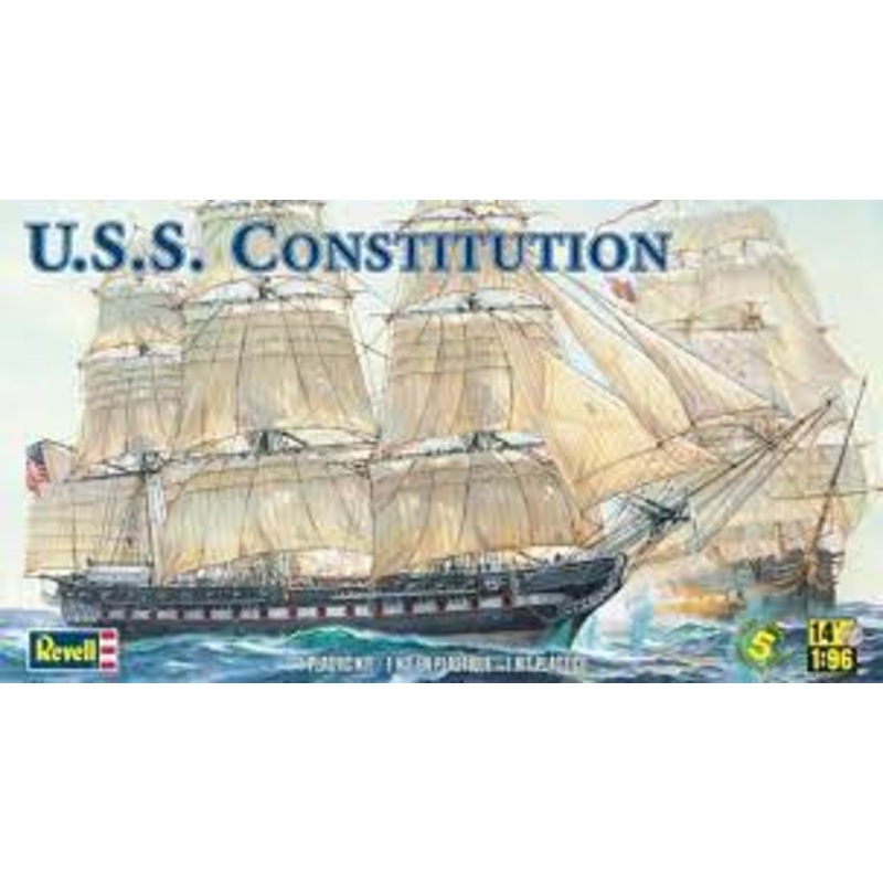 REVELL 85-0398 1/96 USS Constitution