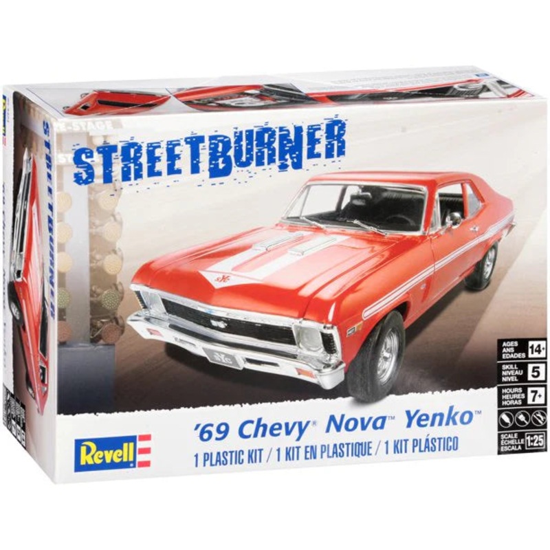 REVELL 85-4423 1/25 1969 Chevy Nova Yenko