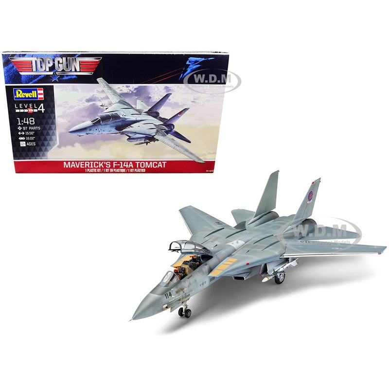 REVELL 85-5872 1/48 F14 A Tomcat Top Gun Classic
