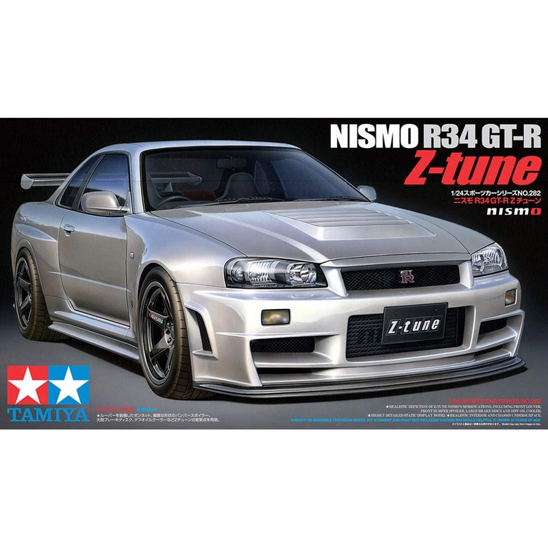 TAMIYA 24282 1/24 Nismo R34 GT-R-Z-Tune Plastic Model