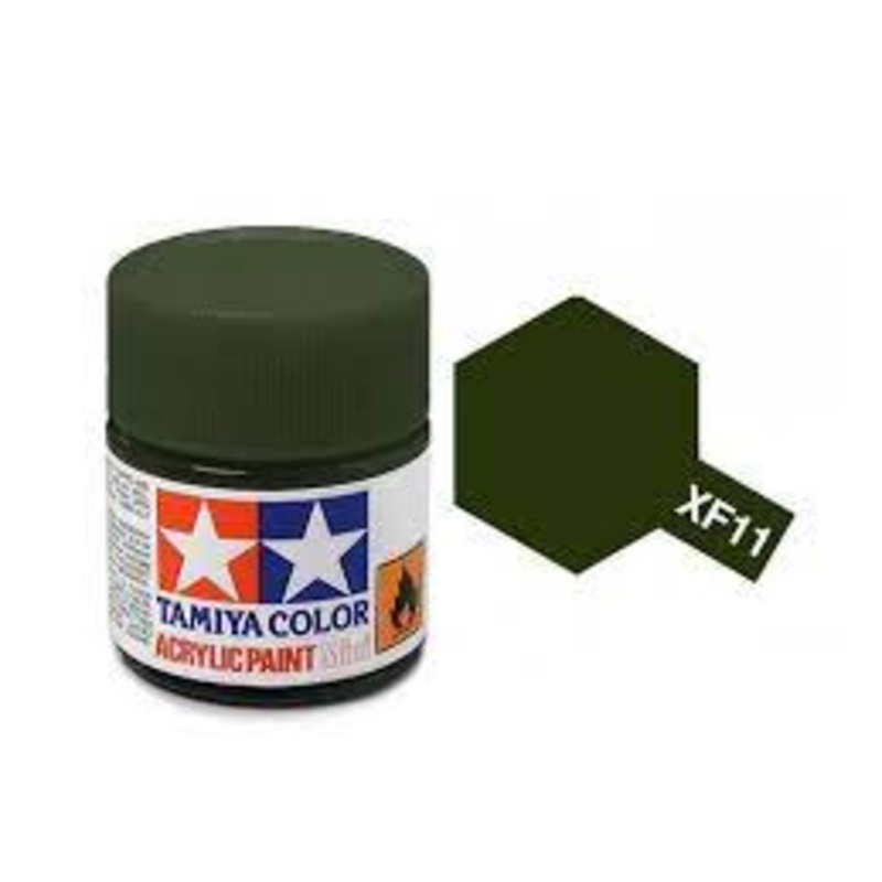 TAMIYA 81711 XF-11 Acrylic Mini JN Green 1/3 oz