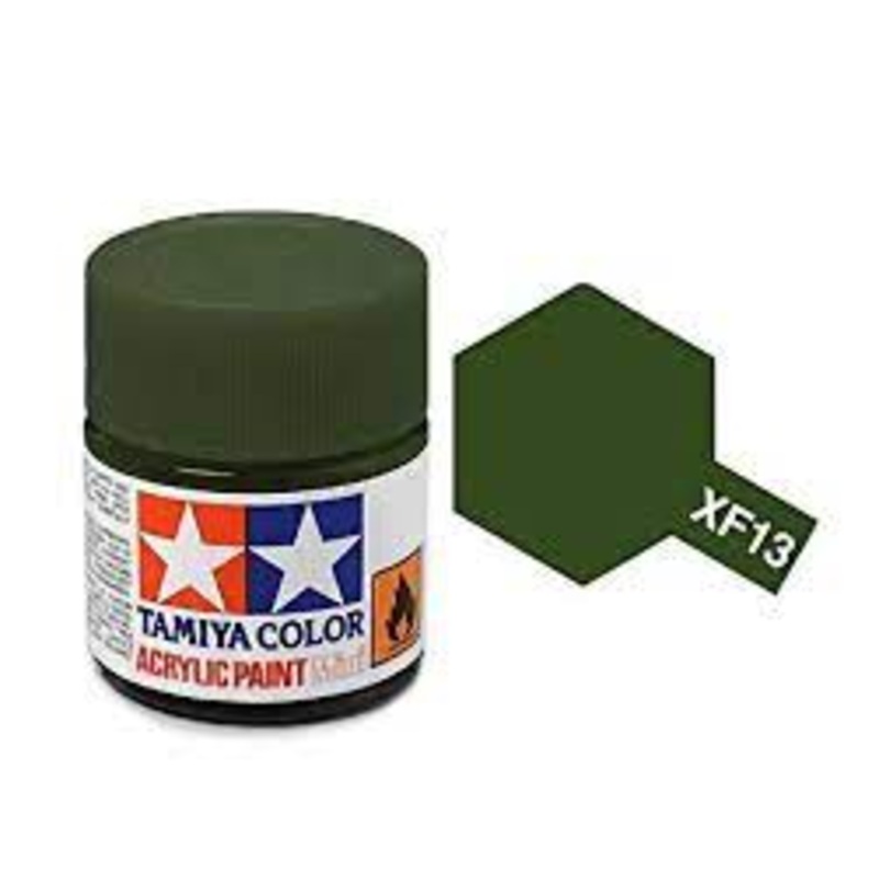 TAMIYA 81713 XF-13 Acrylic Mini JA Green 1/3 oz