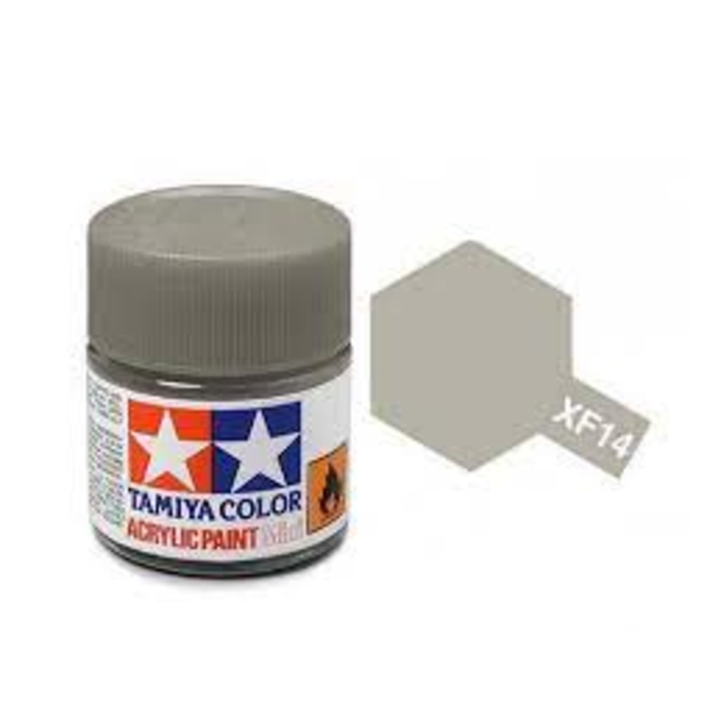 TAMIYA 81714 XF-14 Acrylic Mini JA Gray 1/3 oz