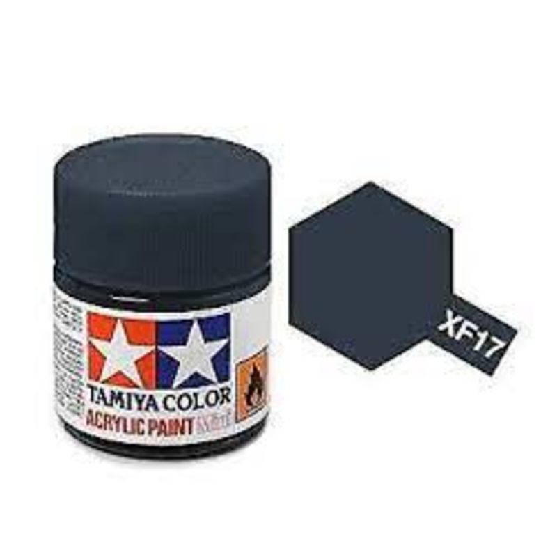 TAMIYA 81717 XF-17 Acrylic Mini Sea Blue 1/3 oz