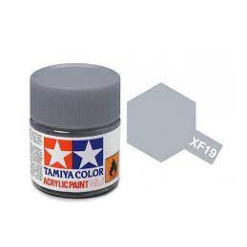 TAMIYA 81719 XF-19 Acrylic Mini Sky Gray 1/3 oz