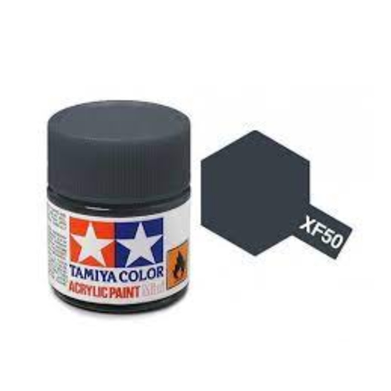 TAMIYA 81750 XF-50 Acrylic Mini Field Blue 1/3 oz