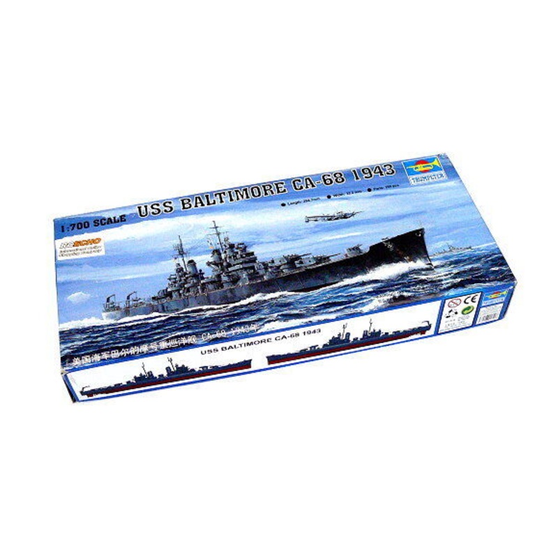 TRUMPETER 05724 1/700 USS Baltimore Cruiser 1943
