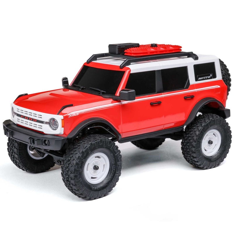 AXIAL AXI00006V2 1/24 SCX24 Ford Bronco 4X4 RTR Brushed Rock Crawler (Battery & Charger Included)