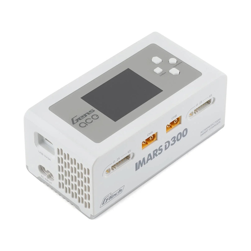 GENS ACE GEA300WD300-UW Imars D300 G-Tech Smart Dual AC/DC Charger (6S/16A) (White) (AC-300W) (DC-350W x2)