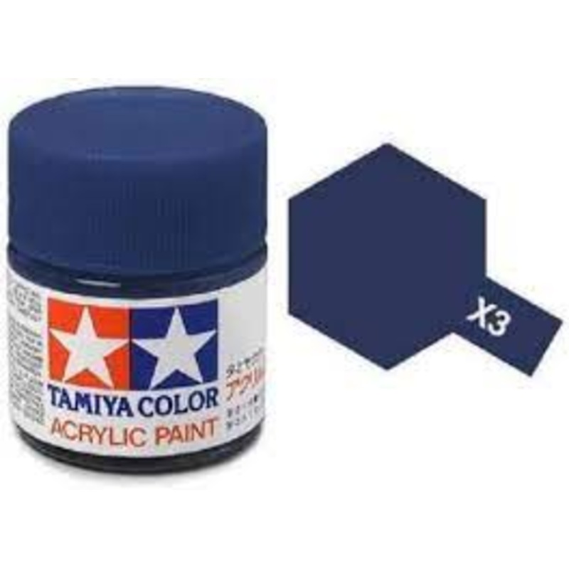 TAMIYA 81003 X-3 Acrylic X3 Royal Blue 3/4 oz