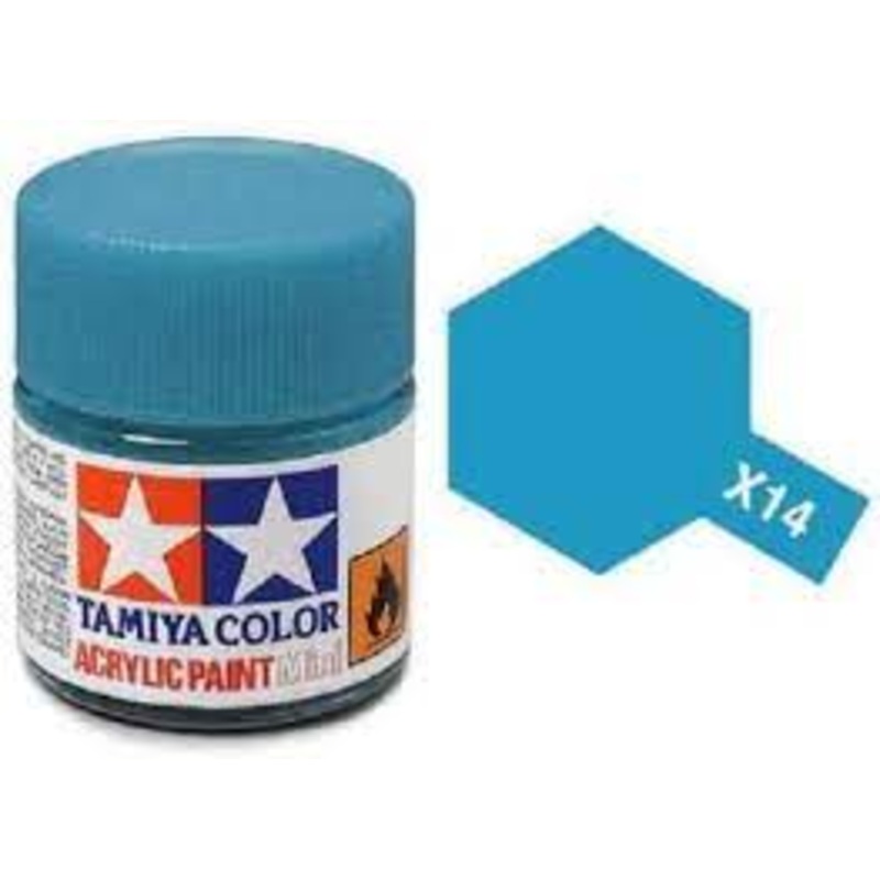 TAMIYA 81014 X-14 Acrylic Sky Blue 3/4 oz