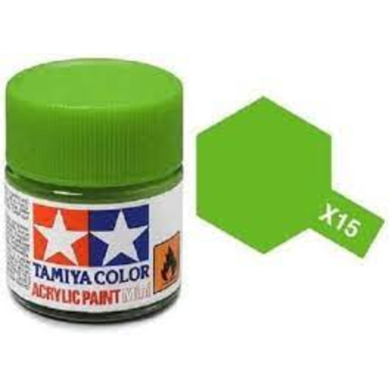 TAMIYA 81015 X-15 Acrylic Light Green 3/4 oz