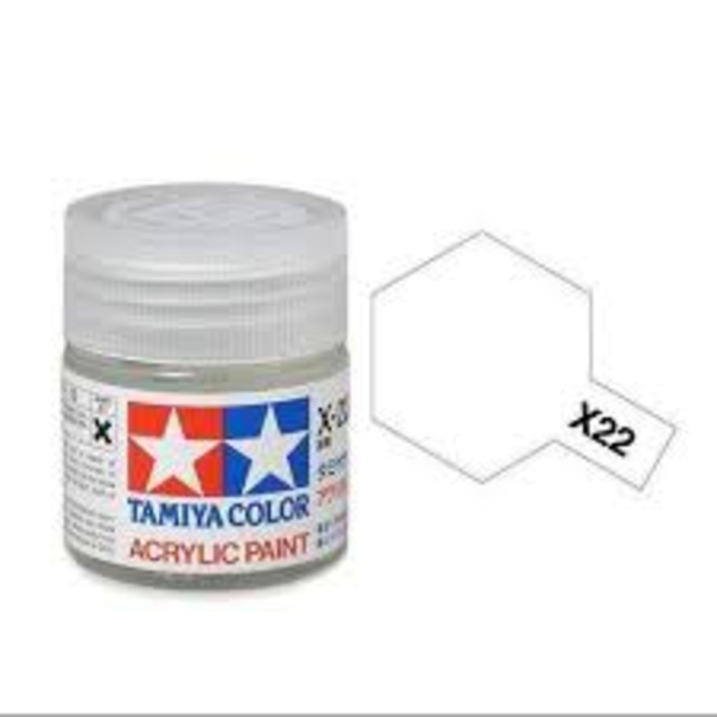 TAMIYA 81022 X-22 Acrylic X22 Clear 3/4 oz