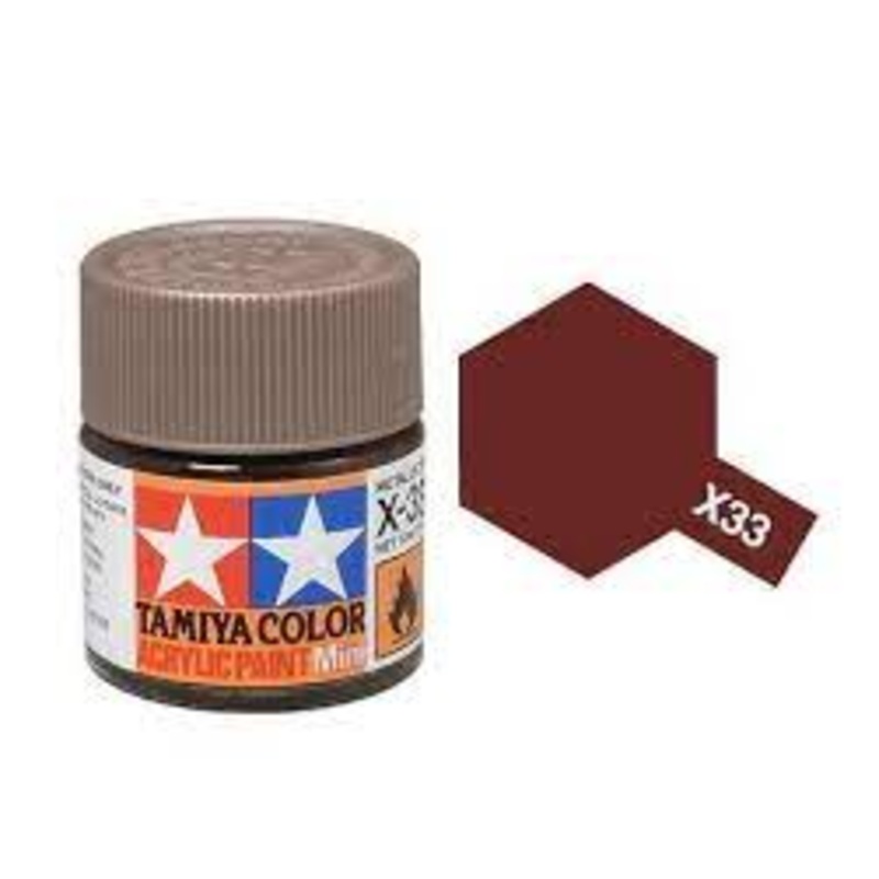 TAMIYA 81034 X-34 Acrylic Metallic Brown 3/4OZ