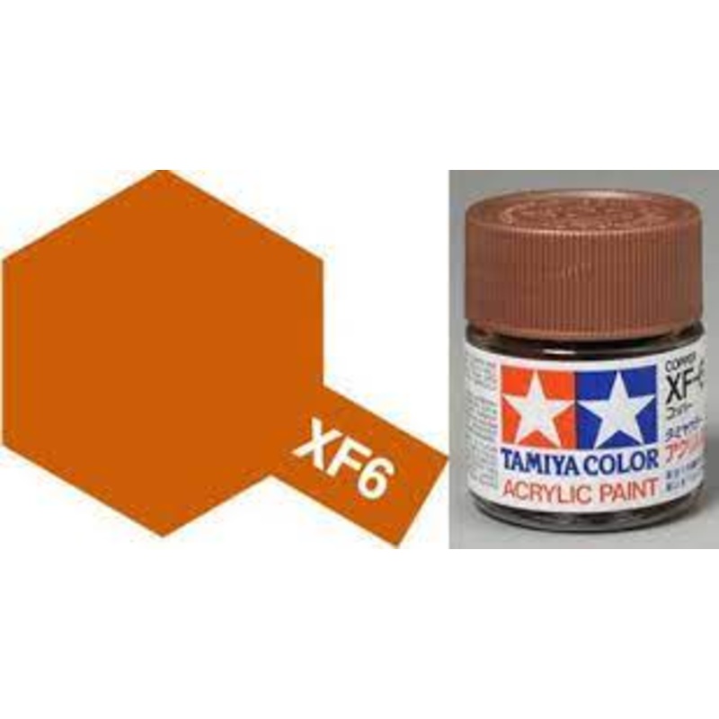 TAMIYA 81306 XF-6 Acrylic XF6 Copper 3/4 oz