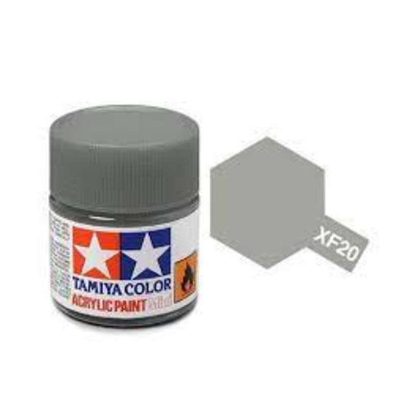 TAMIYA 81320 XF-20 Acrylic Medium Gray 3/4 oz