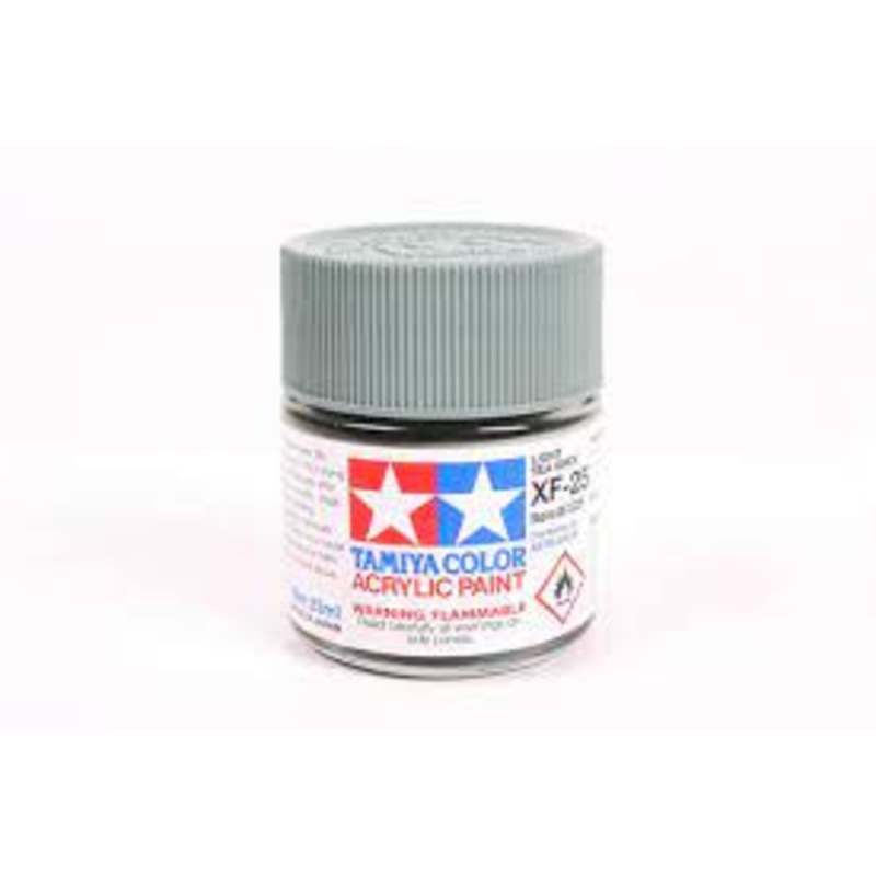 TAMIYA 81325 XF-25 Acrylic Light Sea Gray 3/4 oz