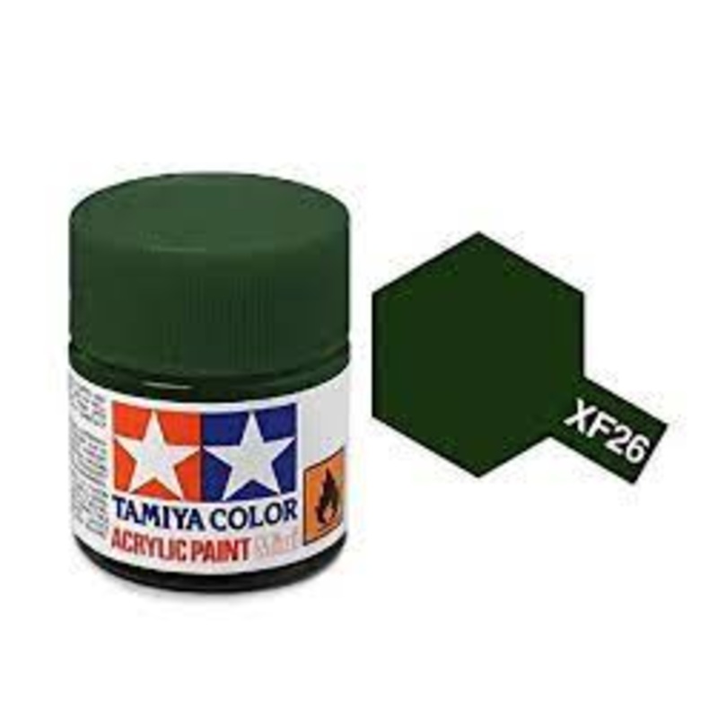 TAMIYA 81326 XF-26 Acrylic Deep Green 3/4 oz