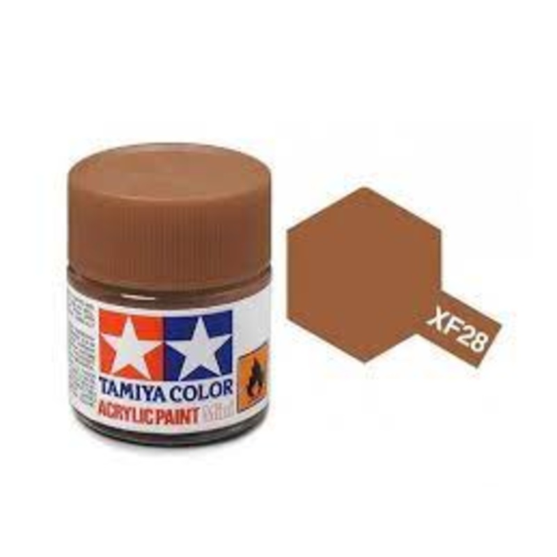 TAMIYA 81328 XF-28 Acrylic Dark Copper 3/4 oz
