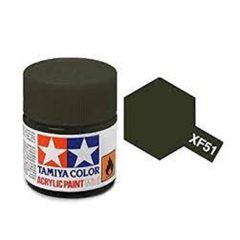 TAMIYA 81351 XF-51 Acrylic Khaki Drab 3/4 oz