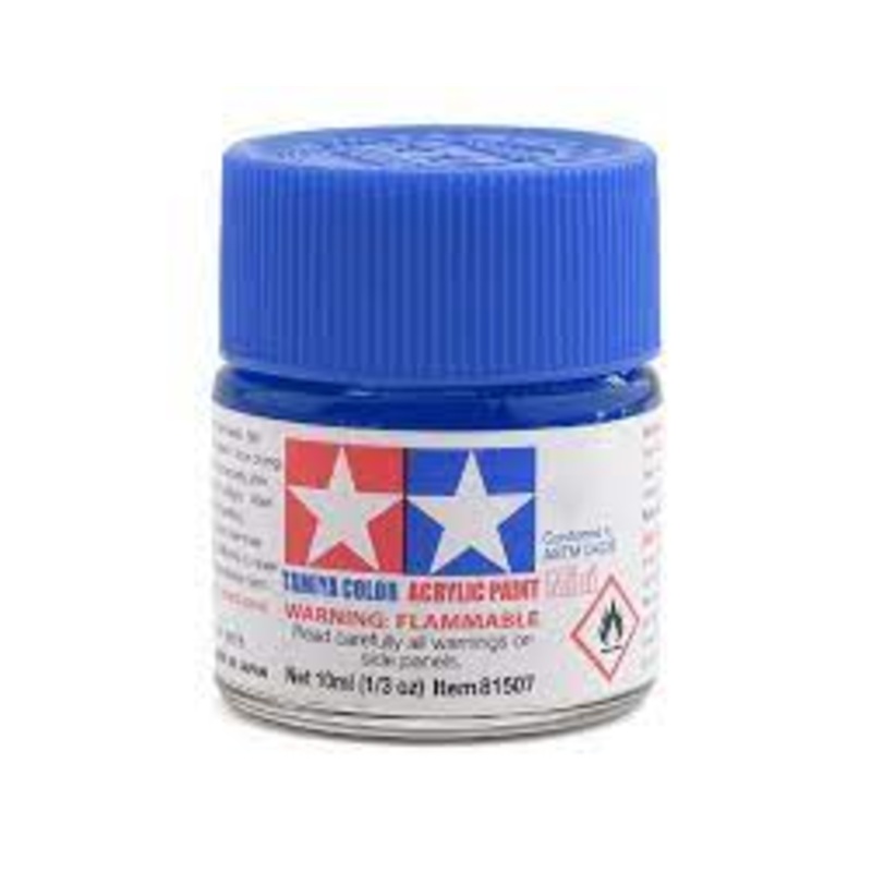 TAMIYA 81523 X-23 Acrylic Mini X23 Clear Blue 1/3 oz