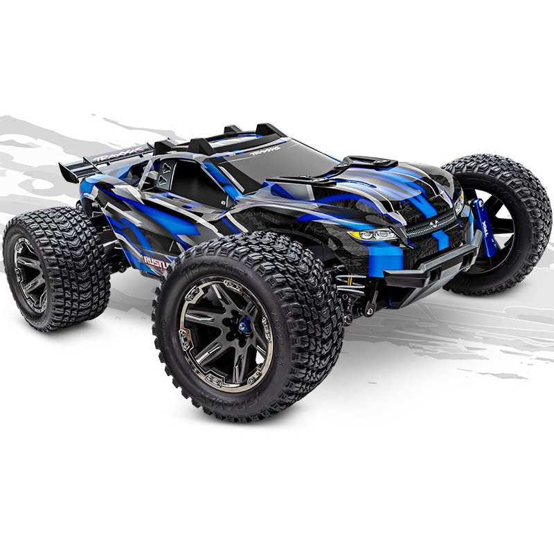TRAXXAS 67097-4 Rustler 4X4 Ultimate: 1/10 Scale Brushless Stadium Truck with TQi Radio System, Traxxas Link Wireless Module, & Traxxas Stability Managment (TSM) RTR