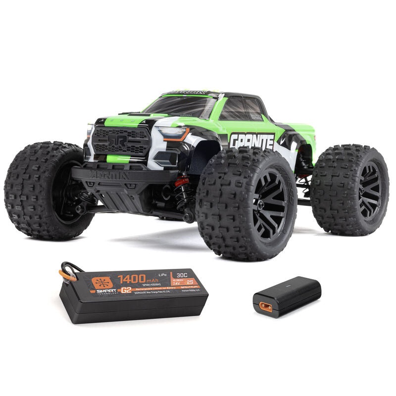 ARRMA ARA2102 1/18 GRANITE GROM MEGA 380 Brushed 4X4 Monster Truck RTR with Battery & Charger