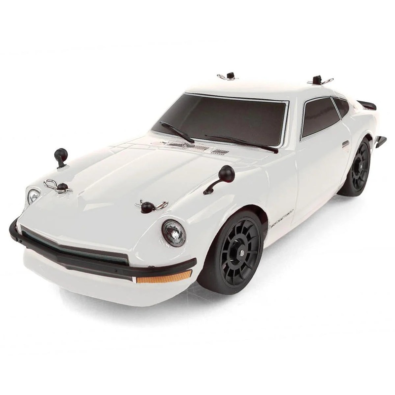 ASSOCIATED 20187 SR27 Datsun 240Z 1/27 RTR Electric 2WD On-Road Touring Car (White) w/2.4GHz Radio
