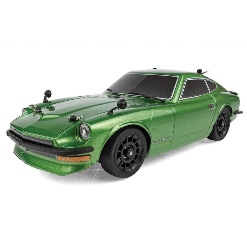ASSOCIATED 20188C SR27 Datsun 240Z 1/27 RTR Electric 2WD On-Road Touring Car Combo (Green) w/2.4GHz Radio, Battery & Charger