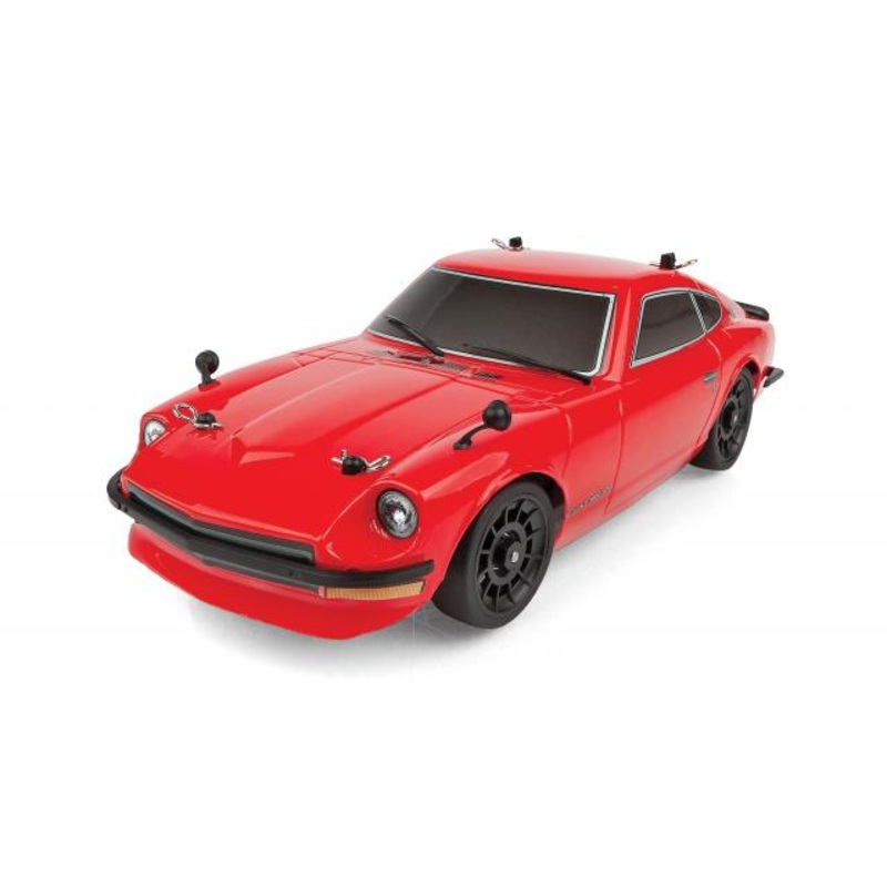 ASSOCIATED 20191C SR27 Datsun 240Z 1/27 RTR Electric 2WD On-Road Touring Car Combo (Red) w/2.4GHz Radio, Battery & Charger (Copy)