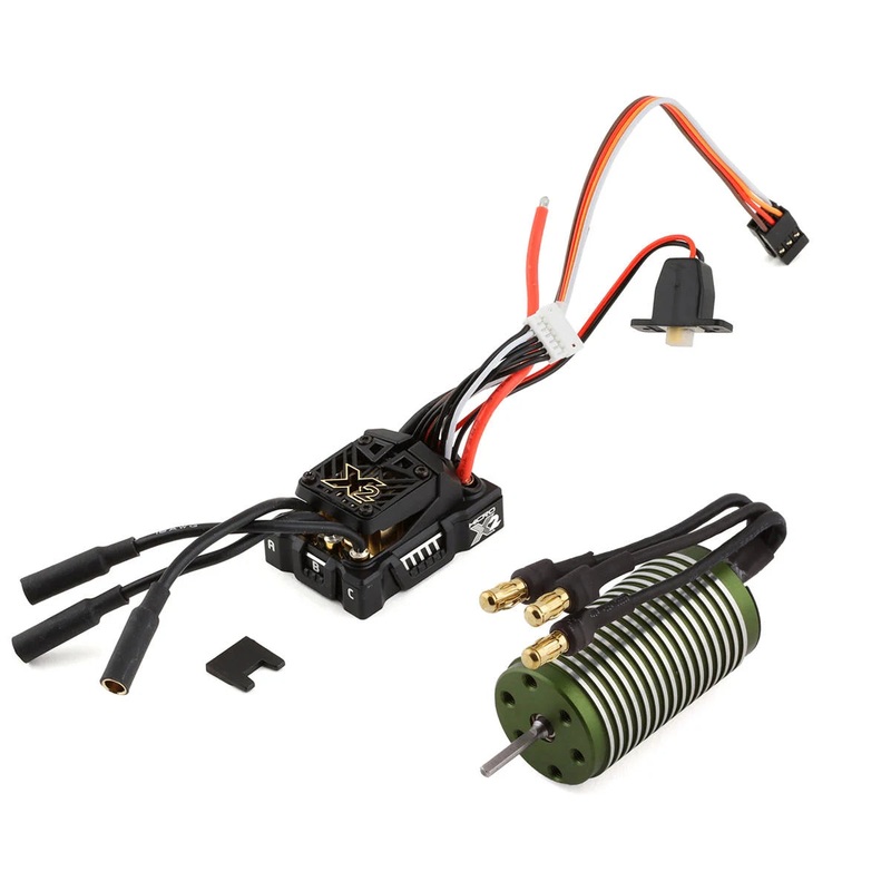 CASTLE 010-0169-01 Mamba Micro X2 Waterproof 1/18th Scale Brushless Combo (4100Kv)