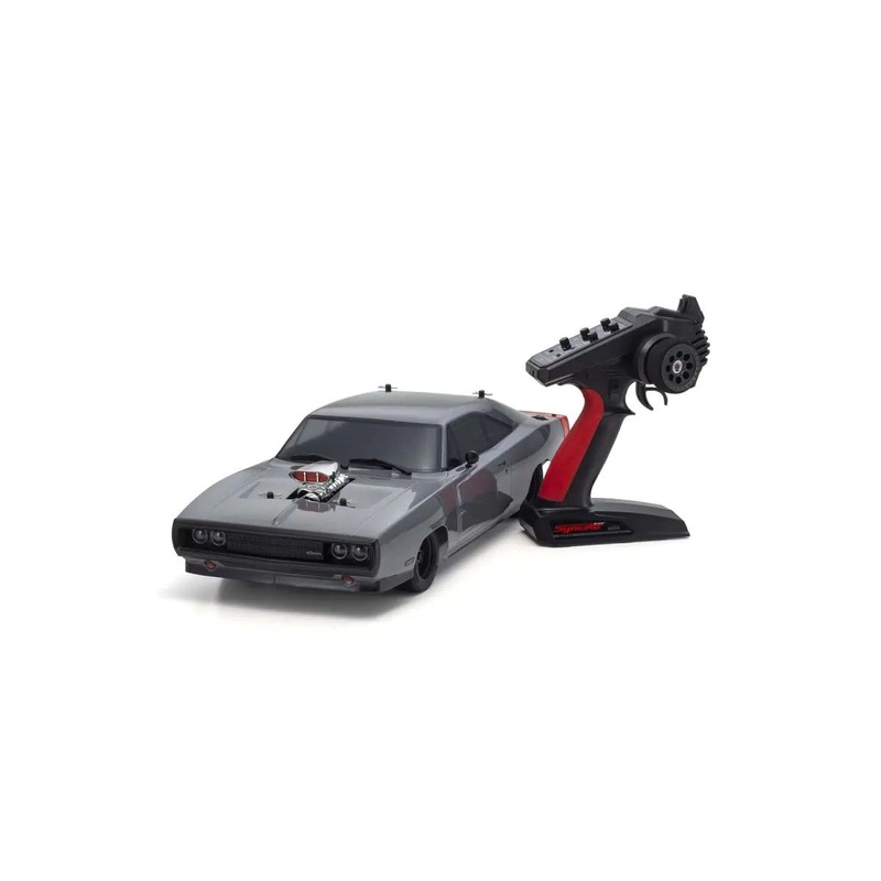 KYOSHO 34492T1C 1/10 Scale Radio Controlled Electric Powered 4WD FAZER Mk2 FZ02L VE Series Readyset 1970 Dodge Charger Supercharged VE Gray