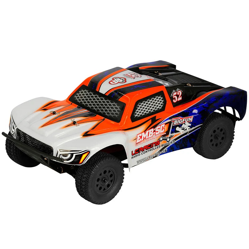 LC RACING EMB-SC 1/14 Brushless 4WD Short Course Truck RTR w LiPo Battery 1800mah (deans)