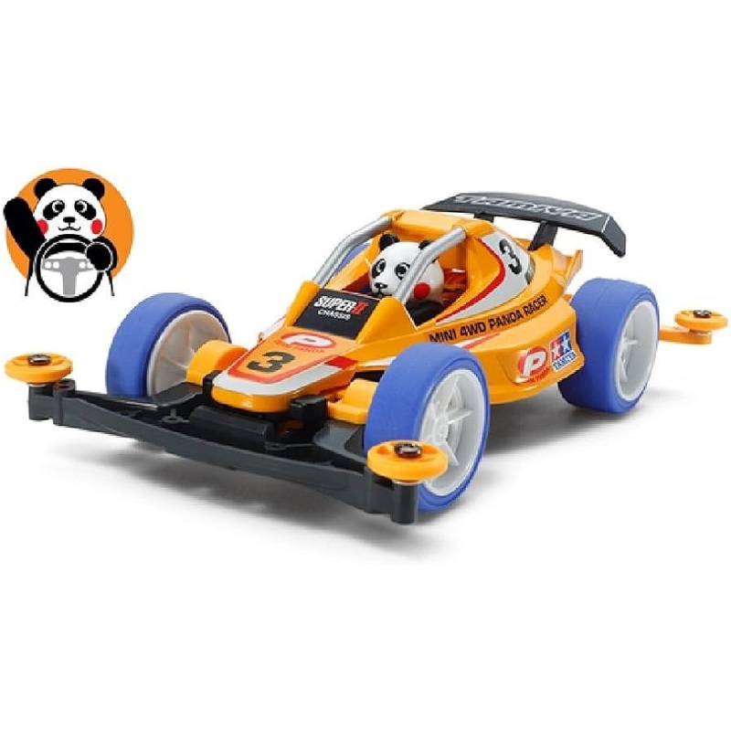 TAMIYA 18084 Jr Panda Racer Mini 4WD Kit, Super II Chassis