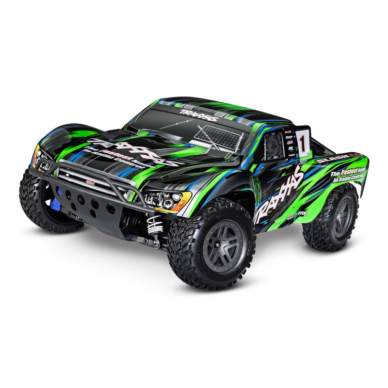 TRAXXAS 58134-4 Slash: 1/10 Scale Off-Road Short Course Truck. RTR with TQ 2.4GHz radio System BL-2s