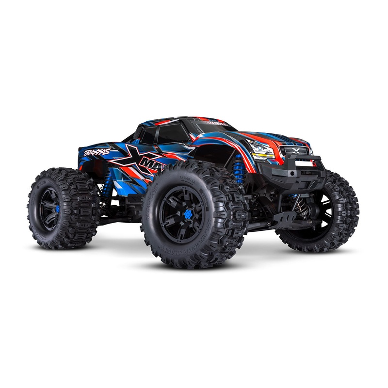 TRAXXAS 77096-4 X-Maxx 8S 4WD Brushless RTR Monster Truck w/ TQi 2.4 GHz radio & TSM Belted Sledgehammer tires