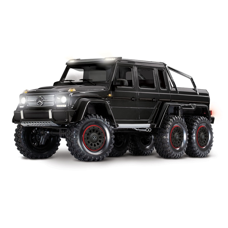 TRAXXAS 88296-4 TRX-6 Scale and Trail Crawler with Mercedes-Benz G 63 AMG Body: 6X6 RTR Electric Trail Truck with TQi Traxxas Link 2.4GHz Radio