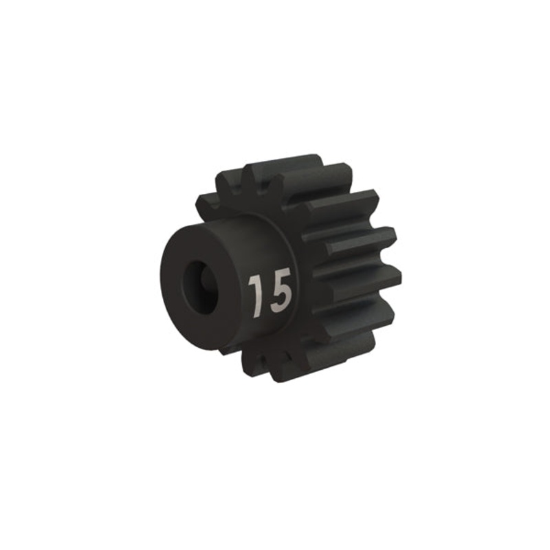TRAXXAS 3945X Pinion Gear 32P 15T heavy duty machined, hardened steel / set screw