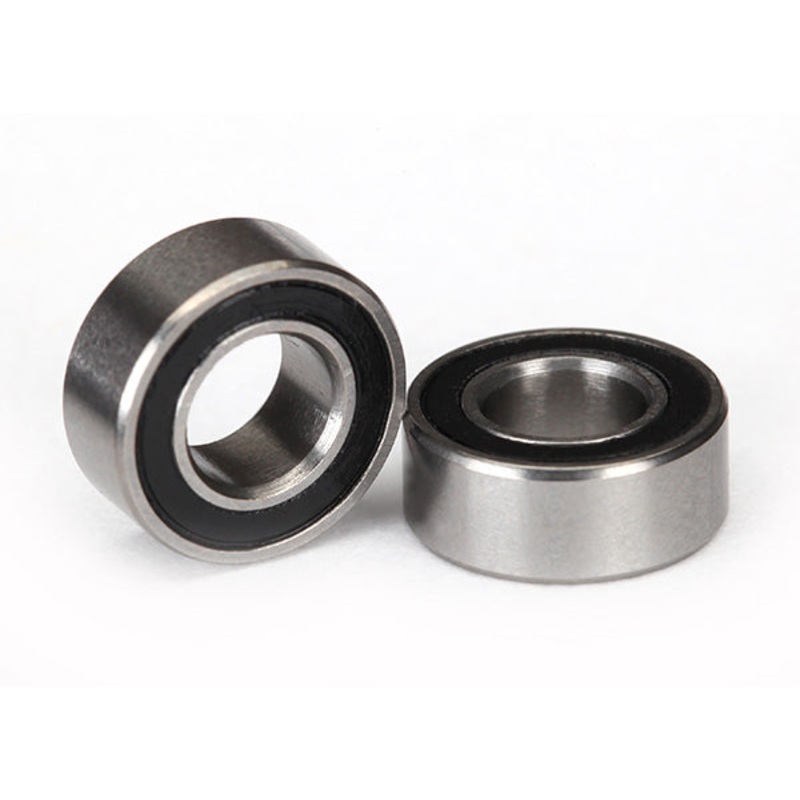 TRAXXAS 5115A Ball Bearings, black rubber sealed (5x10x4mm)(2)