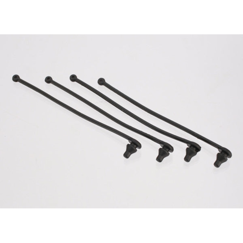 TRAXXAS 5750 Body Clip Retainer, Black (4)